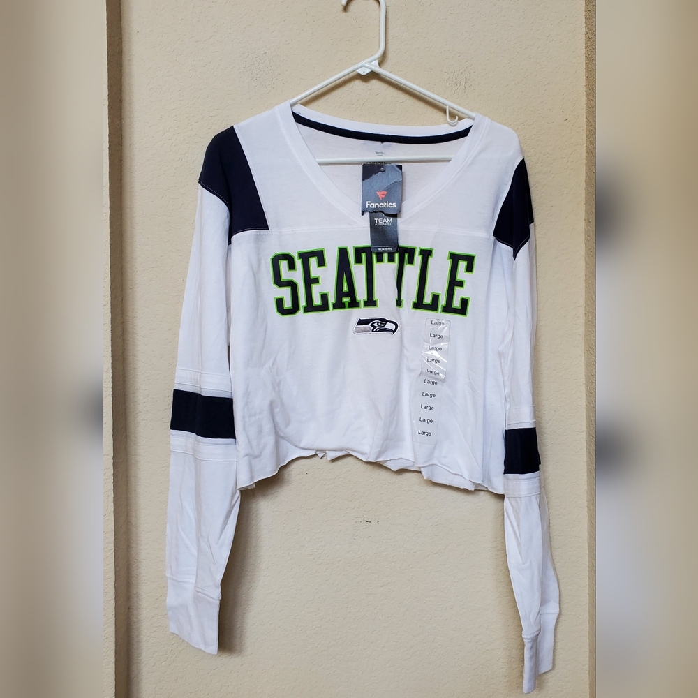 Fanatics Seattle Seahawks Women's Tee.  Size Large